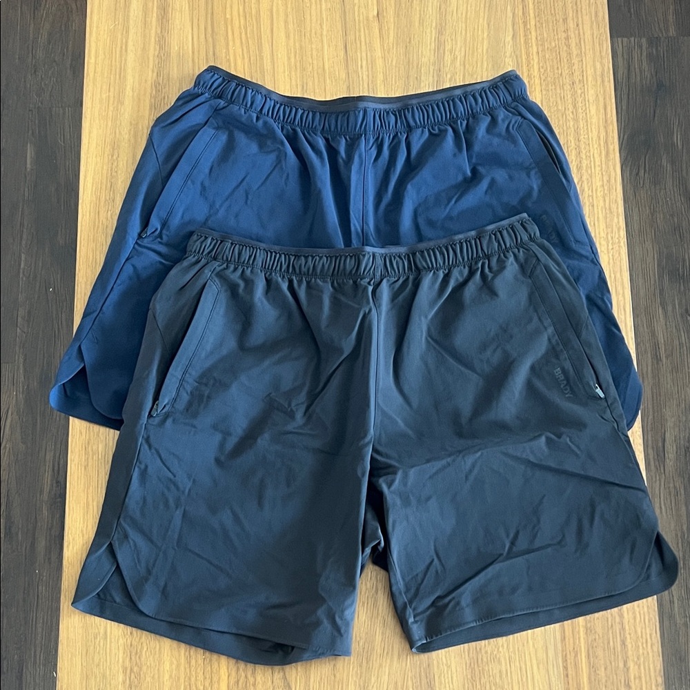 Men's Athletic Performance Shorts - Navy & Dark Navy